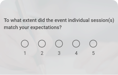 Post-Event Survey Template
