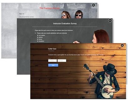 Design beautiful surveys